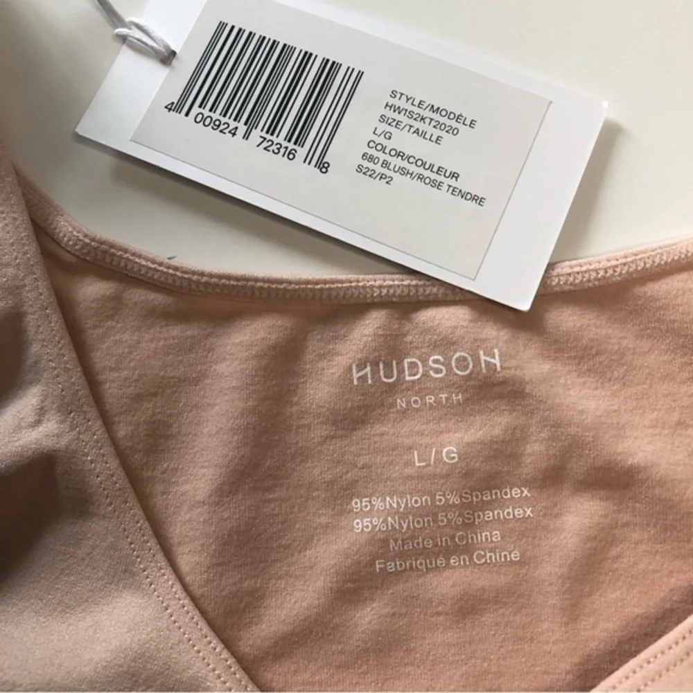 Hudson North Women's Tank Top Size Large Light Pink Stretch New With Tags - Picture 6 of 10